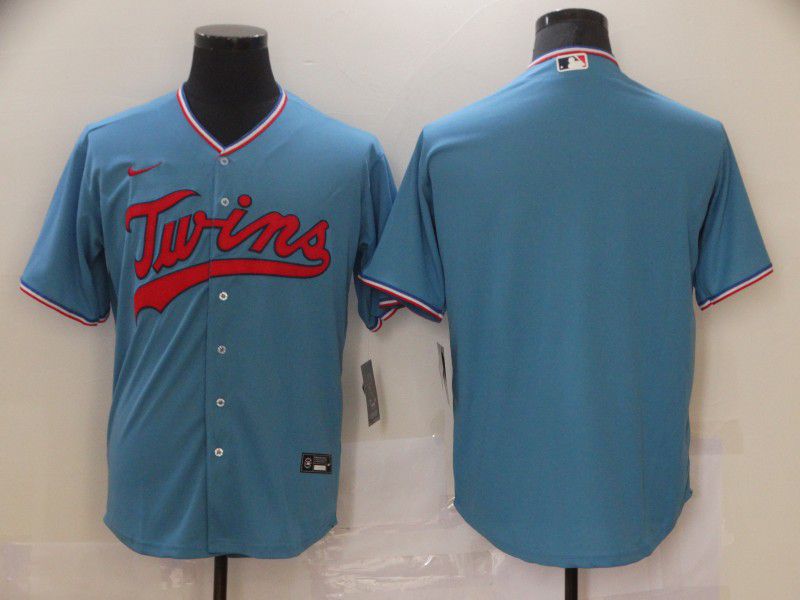 Men Minnesota Twins Blank Light blue Game Nike MLB Jerseys->minnesota twins->MLB Jersey
